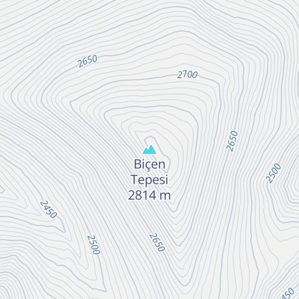 Map of Biçen Tepesi