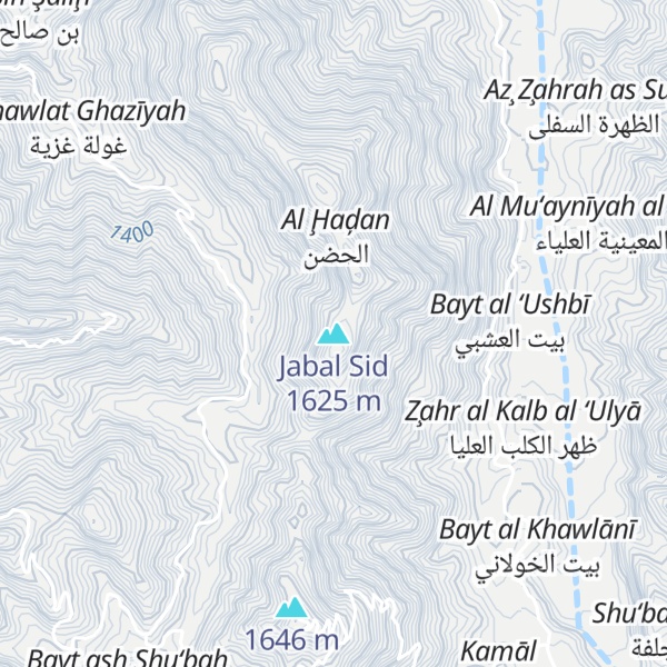 Map of Jabal Sid