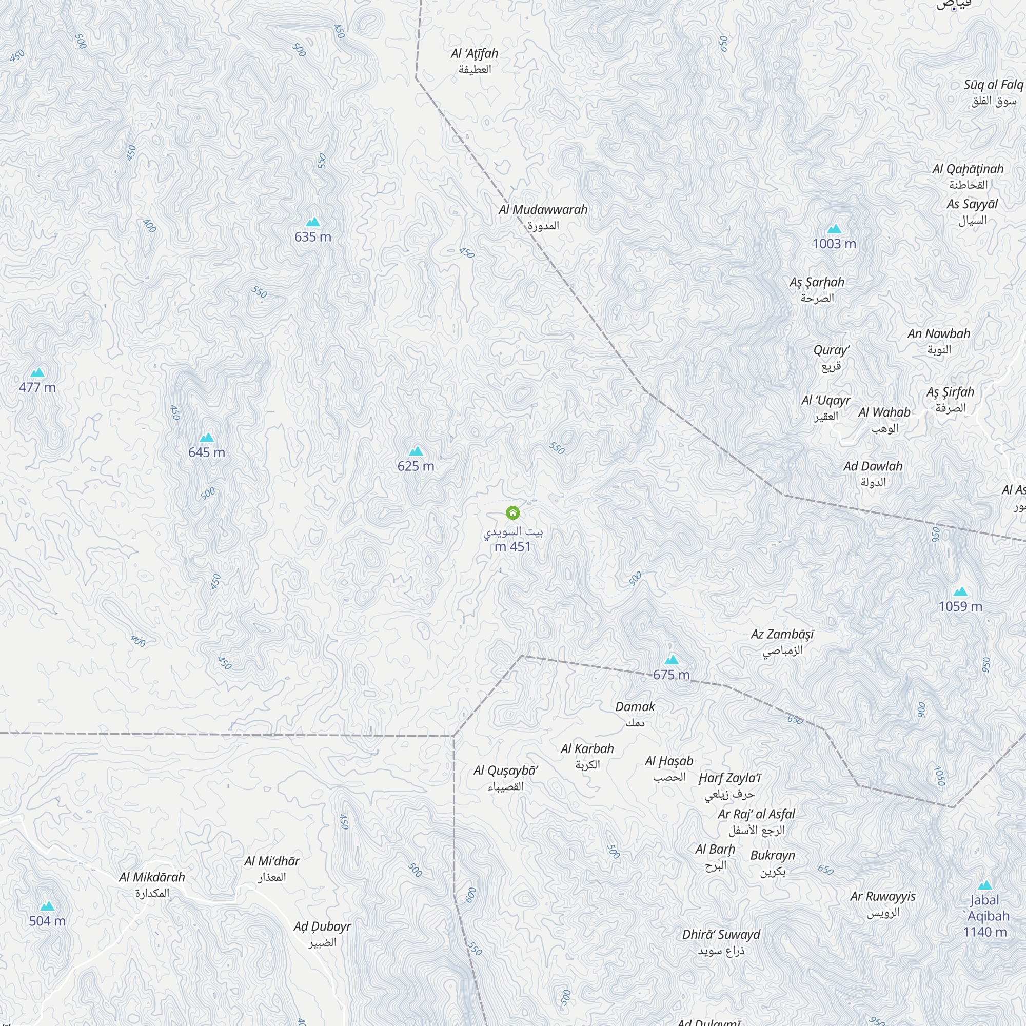 بيت السويدي map