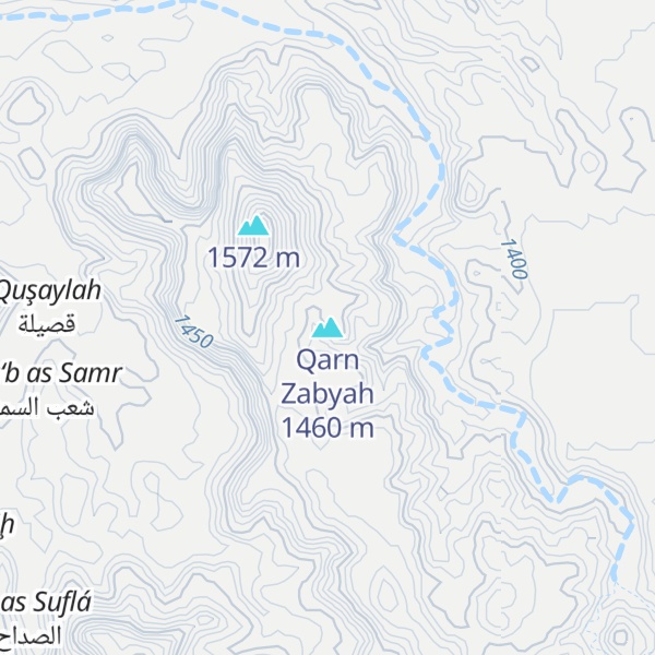 Map of Qarn Zabyah