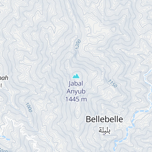 Map of Jabal Anyub