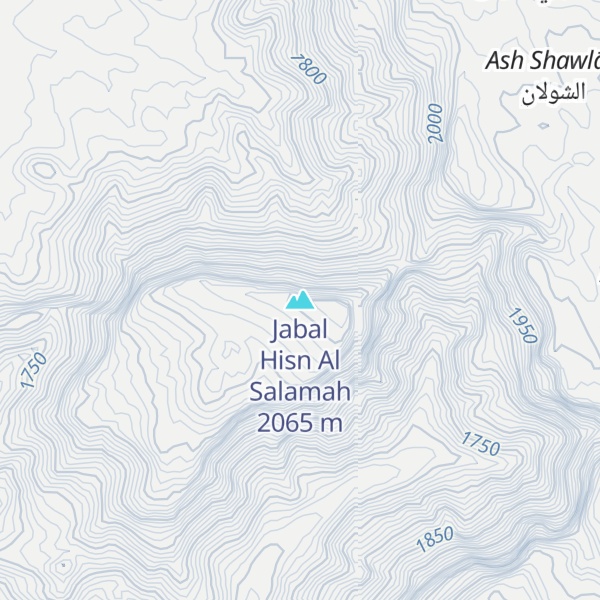 Map of Jabal Hisn Al Salamah