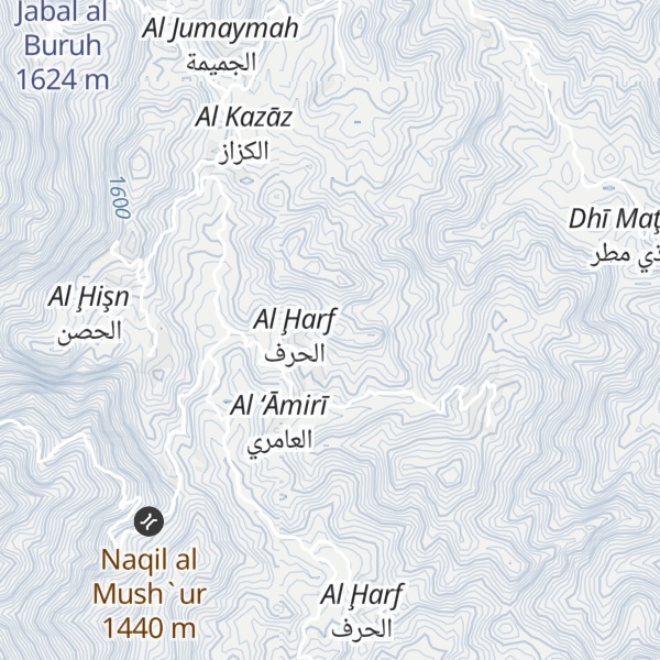 Map of Jabal Bani Ali