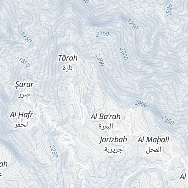 Map of Jabal ad Durfah