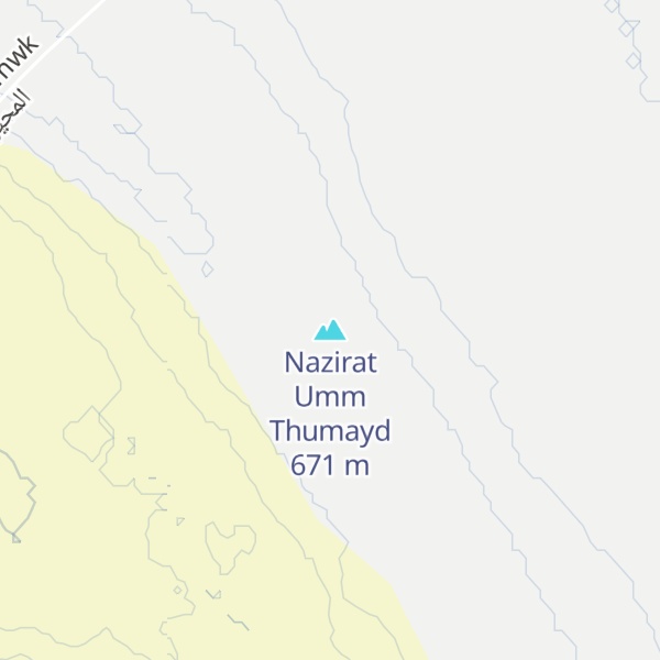 Map of Nazirat Umm Thumayd