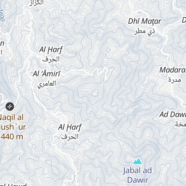 Map of Jabal al Qudmah