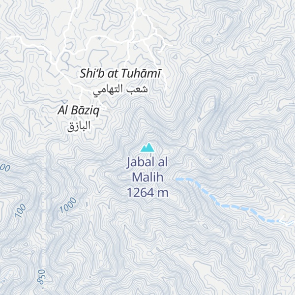 Map of Jabal al Malih