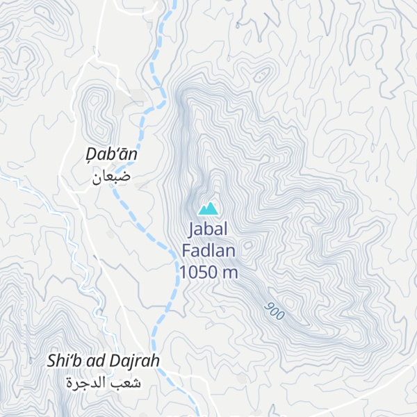Map of Jabal Fadlan