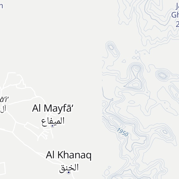 Map of Jabal al Hadidah