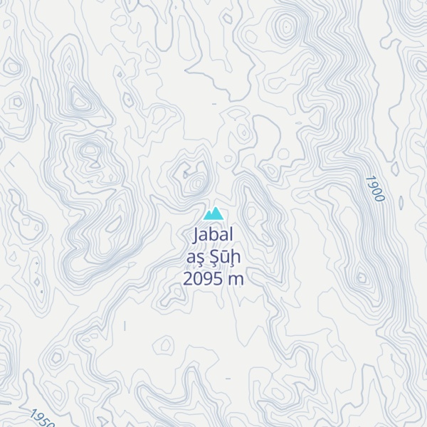 Map of Jabal aş Şūḩ