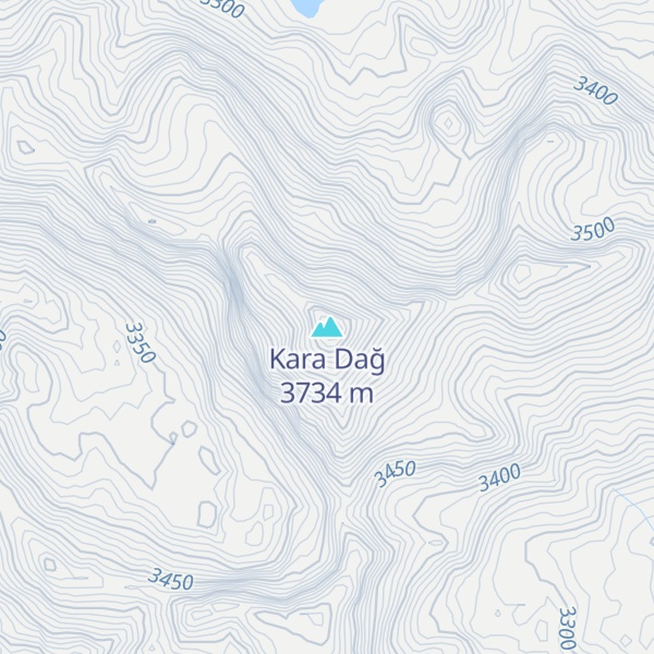 Map of Kara Dağ