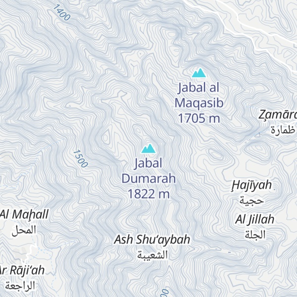 Map of Jabal Dumarah