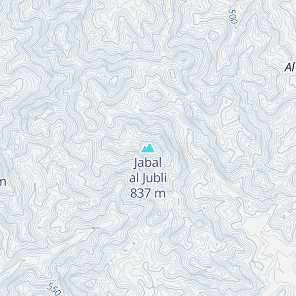 Map of Jabal al Jubli