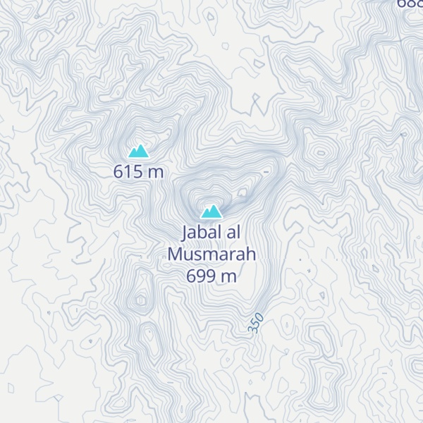Map of Jabal al Musmarah