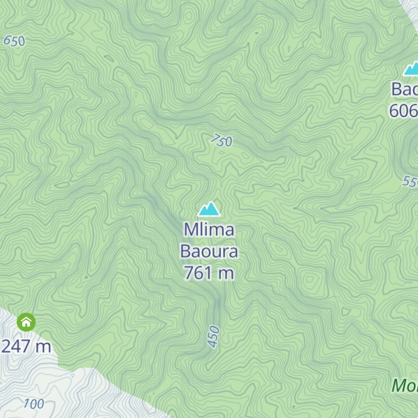 Map of Mlima Baoura