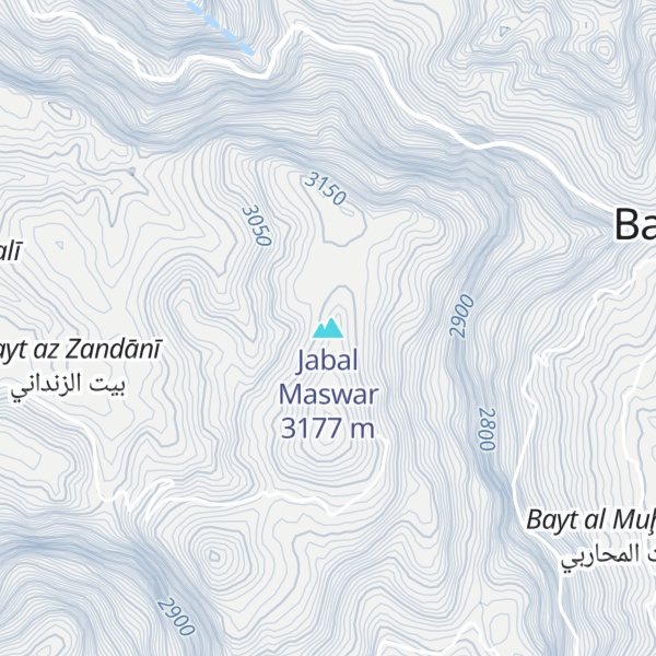 Map of Jabal Maswar