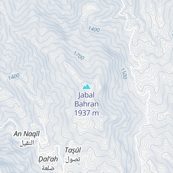 Map of Jabal Bahran