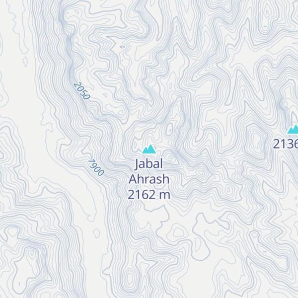 Map of Jabal Ahrash