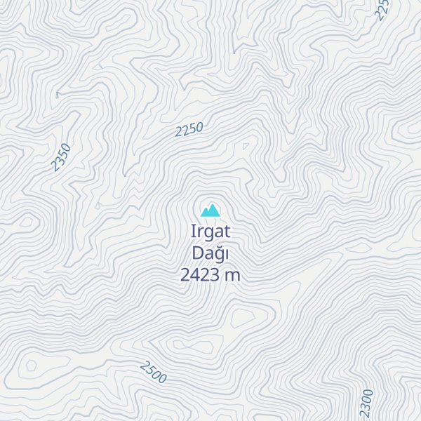 Map of Irgat Dağı