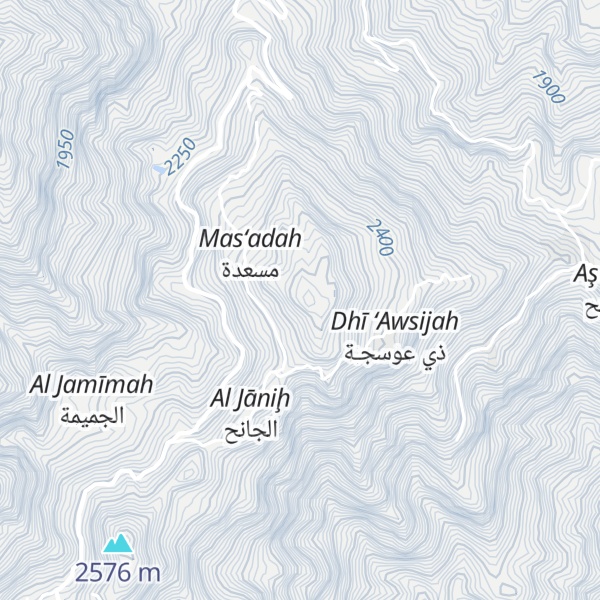 Map of Jabal Dhary