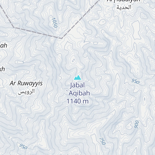 Map of Jabal `Aqibah