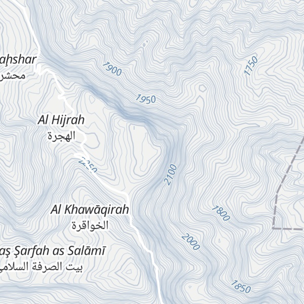 Map of Jabal al Hima'