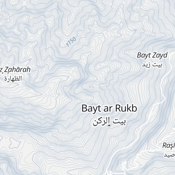 Map of Jabal Bayt Qadam