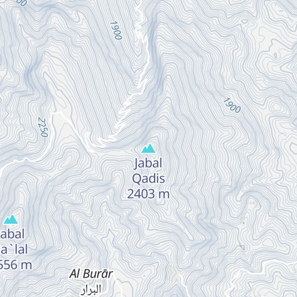 Map of Jabal Qadis