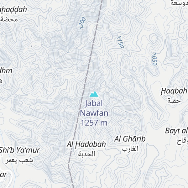 Map of Jabal Nawfan