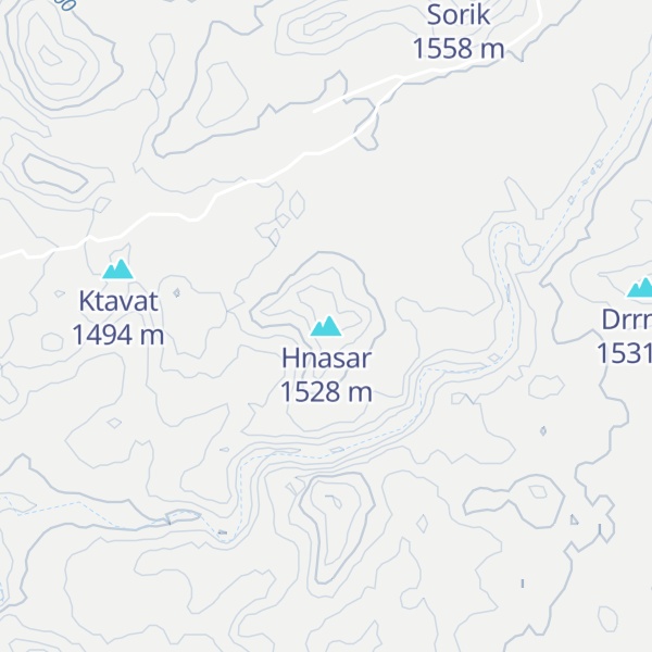 Map of Hnasar