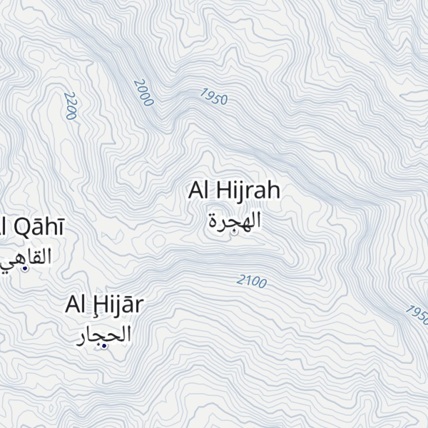 Map of Jabal al Hijrah