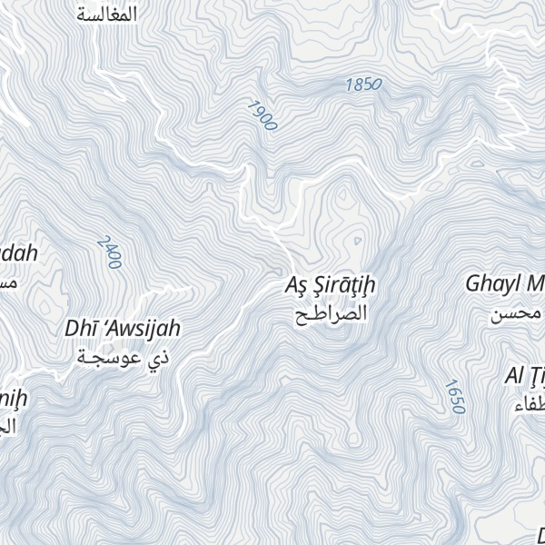 Map of Jabal Shahārah al Faykh