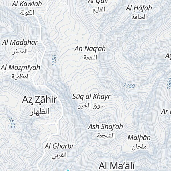 Map of Jabal Zulaymah