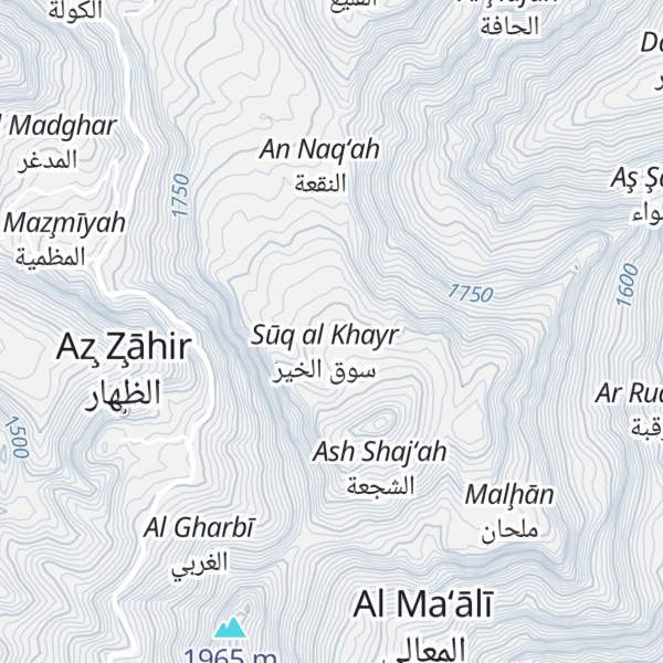 Map of Jabal Amrur