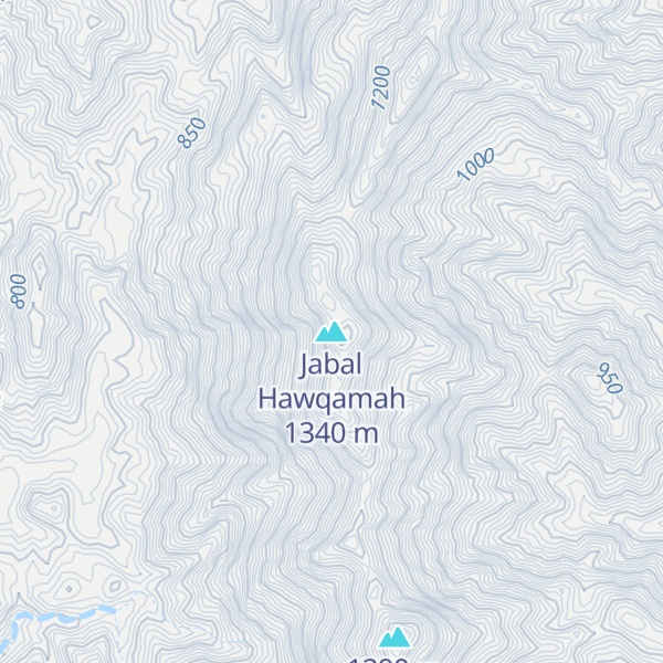 Map of Jabal Hawqamah