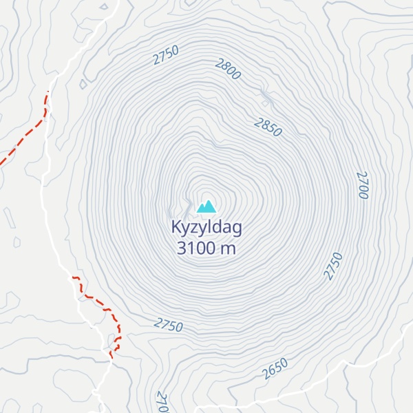 Map of Kyzyldag