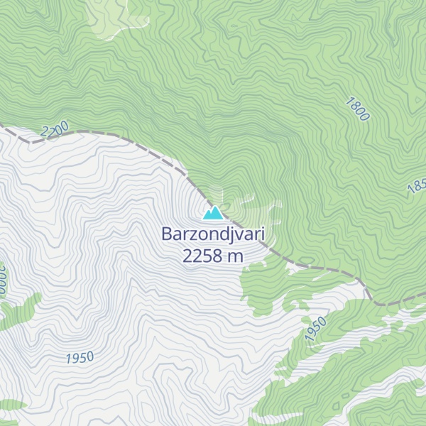 Map of Barzondjvari