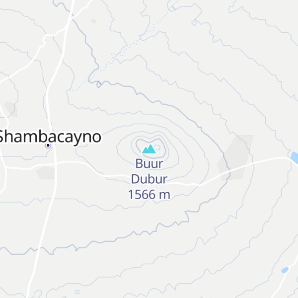 Map of Buur Dubur