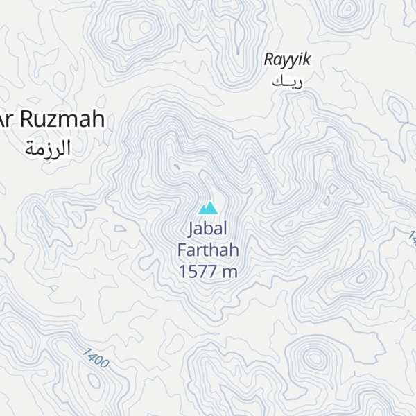 Map of Jabal Farthah