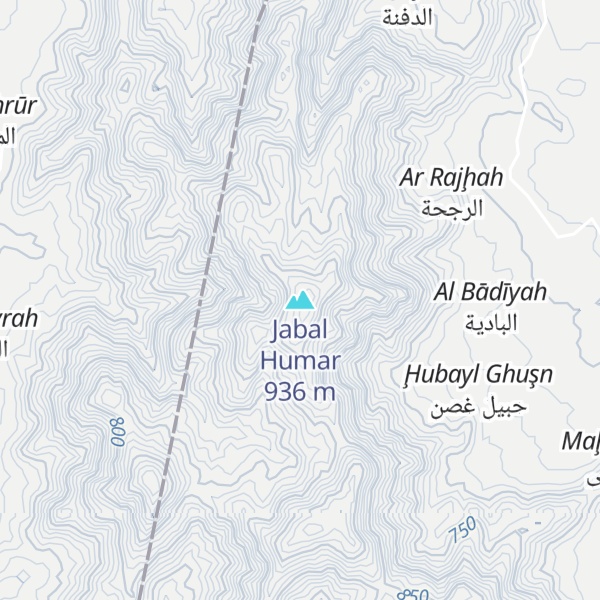 Map of Jabal Humar