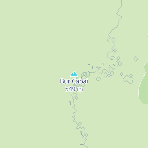 Map of Bur Cabai