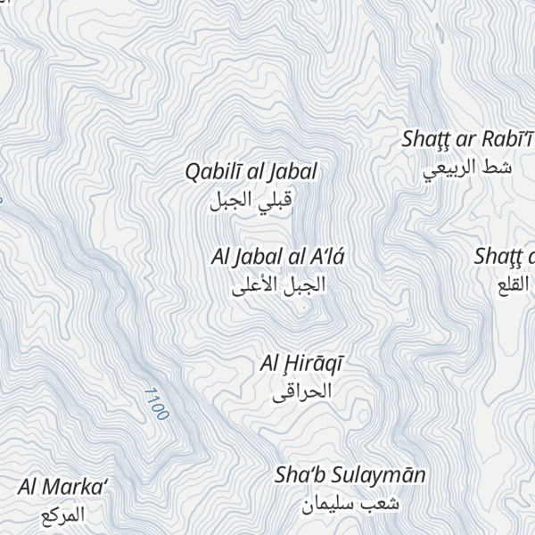 Map of Jabal al `Ajr