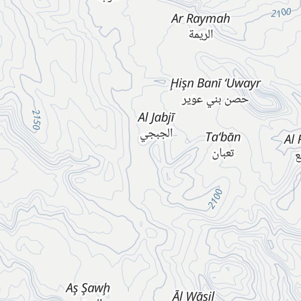 Map of Al Jabal al Ahmar