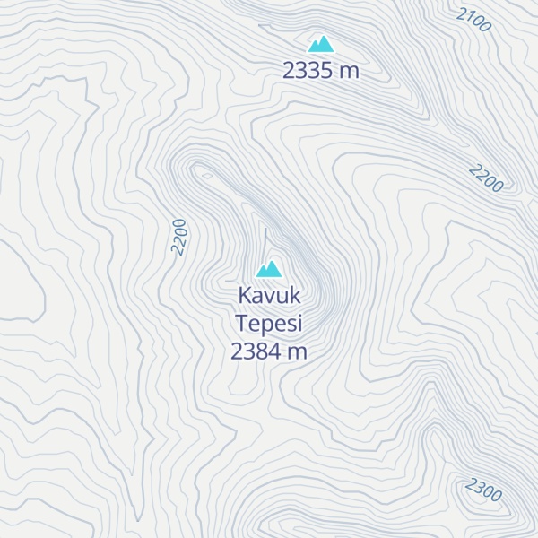 Map of Kavuk Tepesi