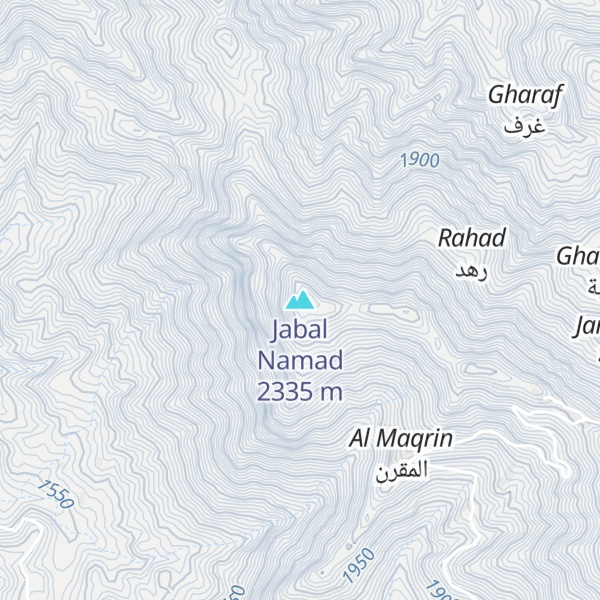 Map of Jabal Namad