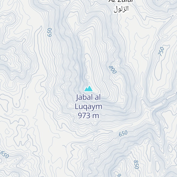 Map of Jabal al Luqaym