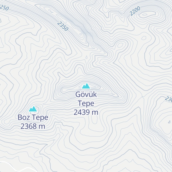 Map of Gövük Tepe