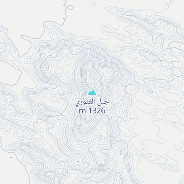 Map of جبل الغثوري
