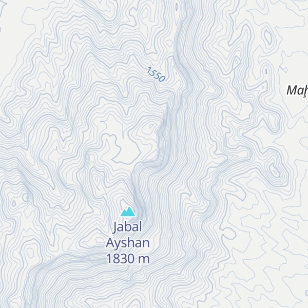 Map of Jabal Ahnum