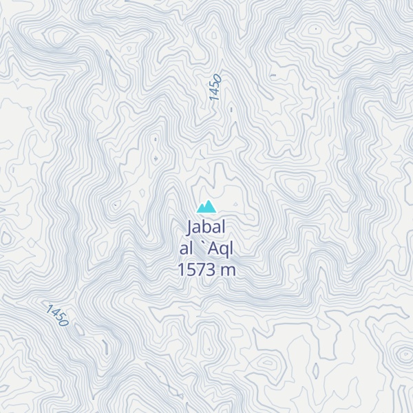 Map of Jabal al `Aql